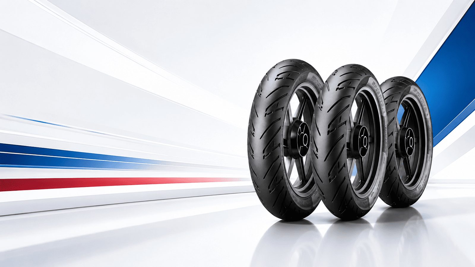 Stack of passenger car tires